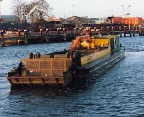 Drijfvuil visser Amsterdam