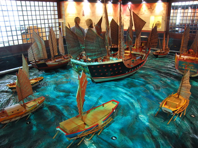 Zheng He grote en kleine jonken